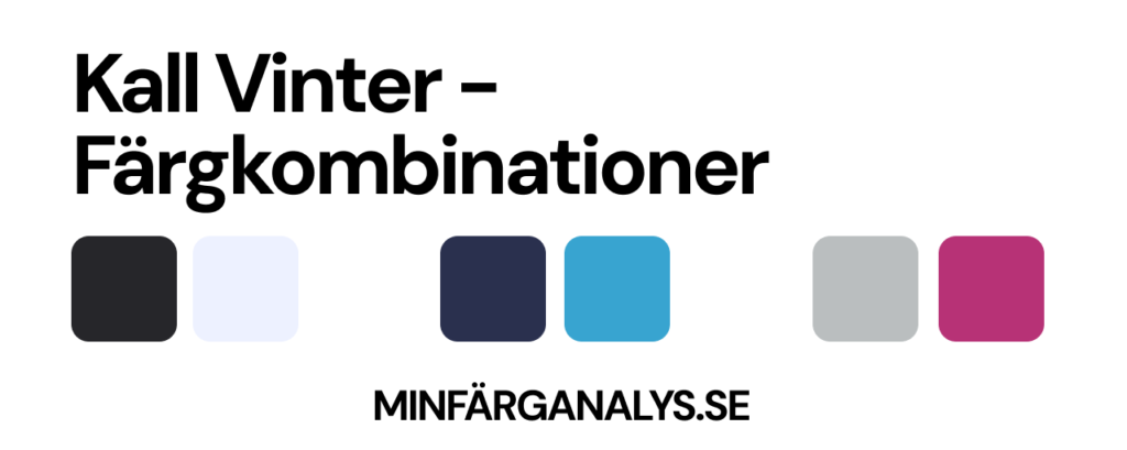 Bästa färgkombinationer för Kall vinter